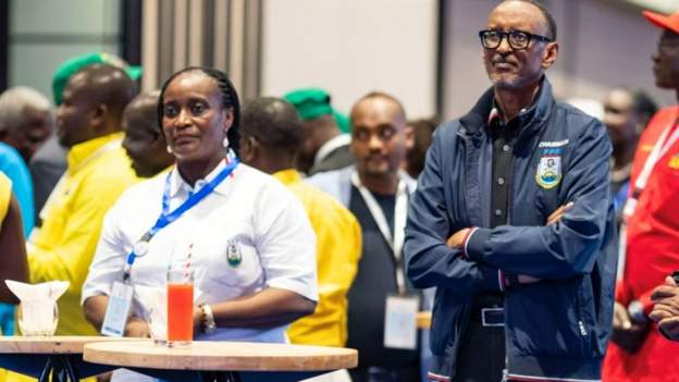 Kagame gets female deputy as he retains control of Rwanda's ruling party