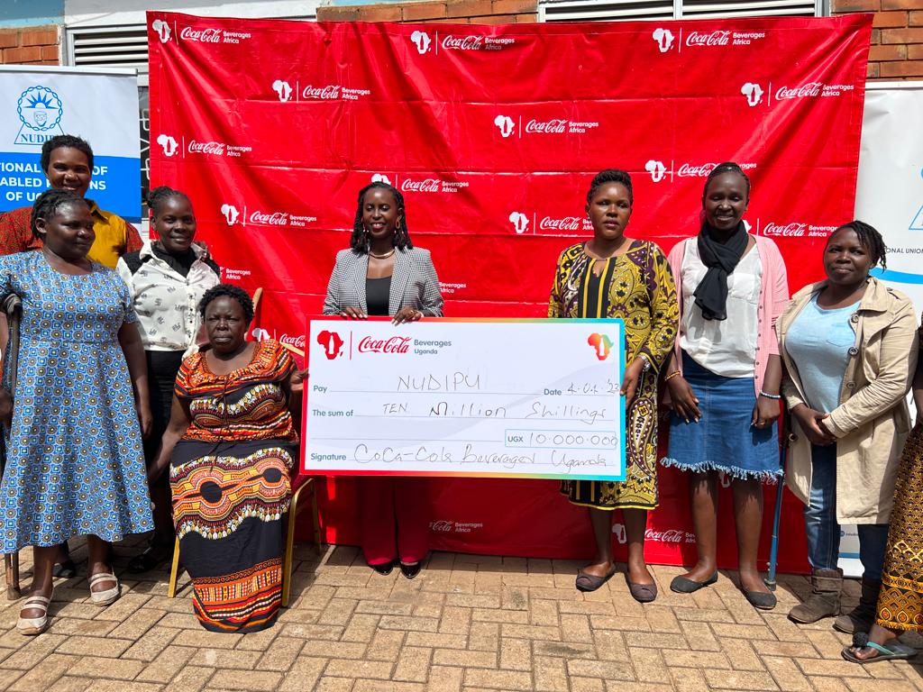 Coca Cola partners with NUDIPU to provide reusable sanitary pads to disabled girls in schools
