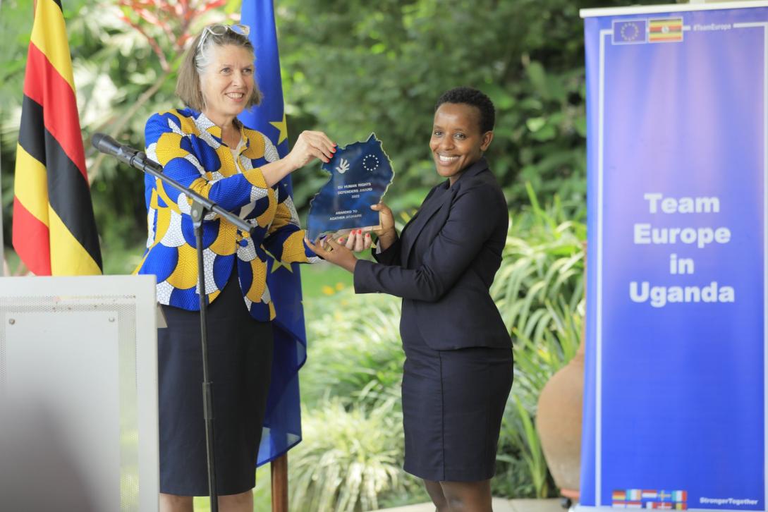 Ugandan journalist wins EU human rights defenders' award