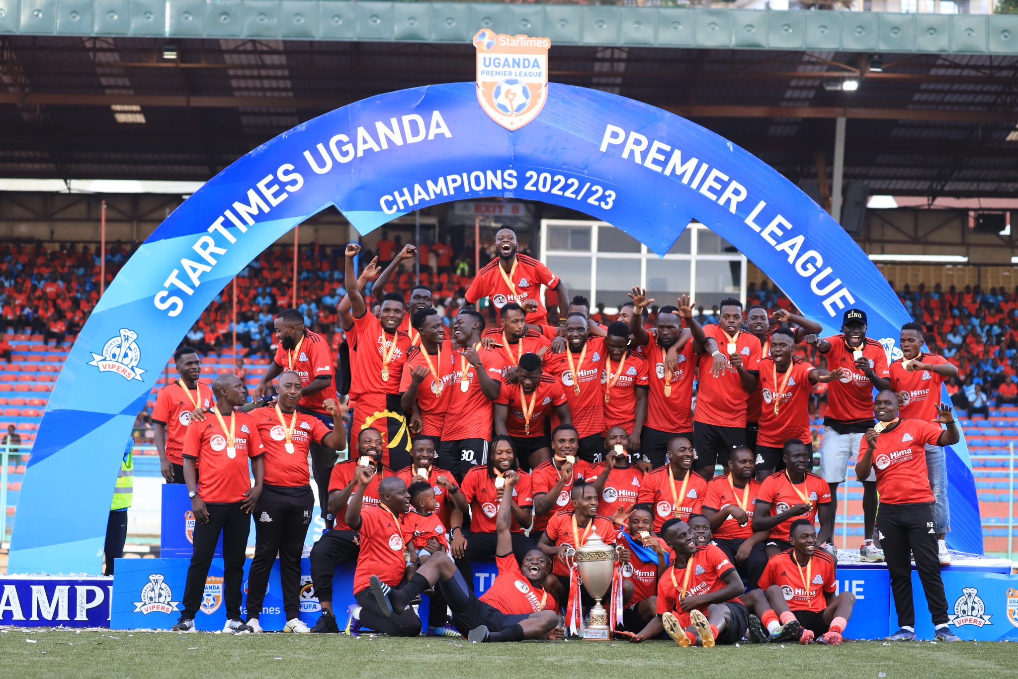 Vipers are crowned champions as SC Villa let UPL title slip on final day 