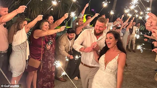 Bride killed minutes after wedding by speeding drunk driver