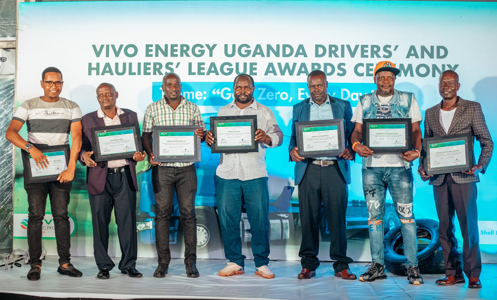 Vivo Energy Uganda rewards truckers for road safety excellence