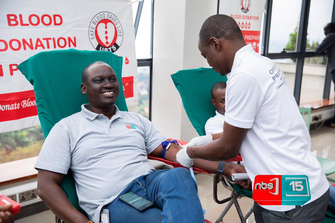 Kin Kariisa encourages Ugandans to save a life by donating blood 