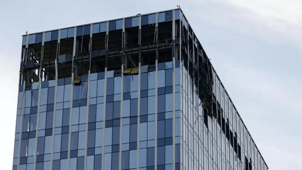 Russia accuses Ukraine of being behind drone attack on Moscow buildings