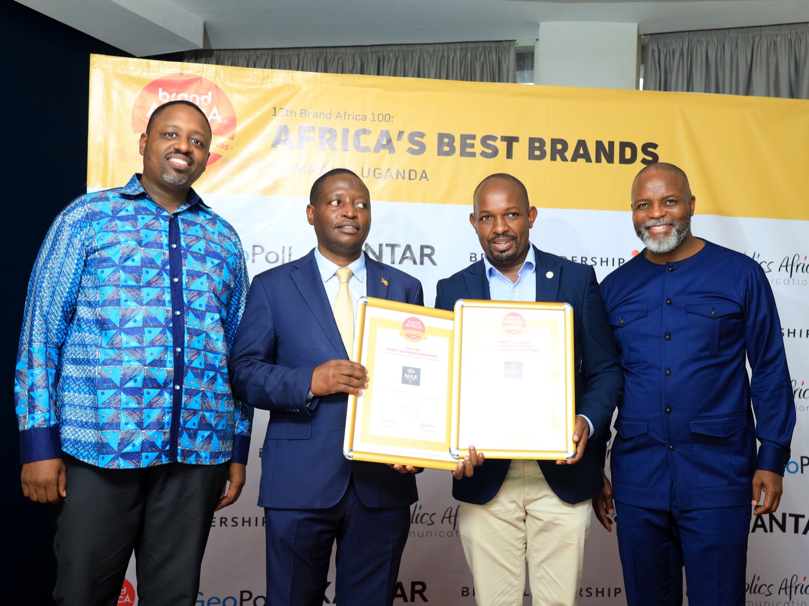 Nile Special wins most admired Ugandan alcoholic beverages brand