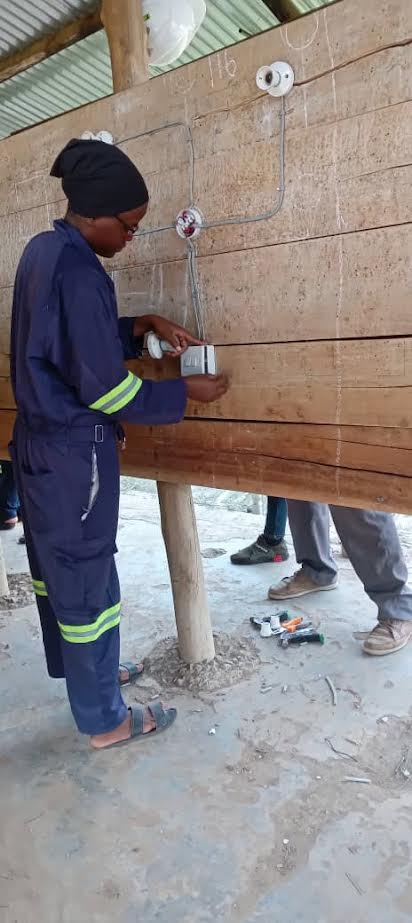 Electrical installation skills are taking Nambajwe places