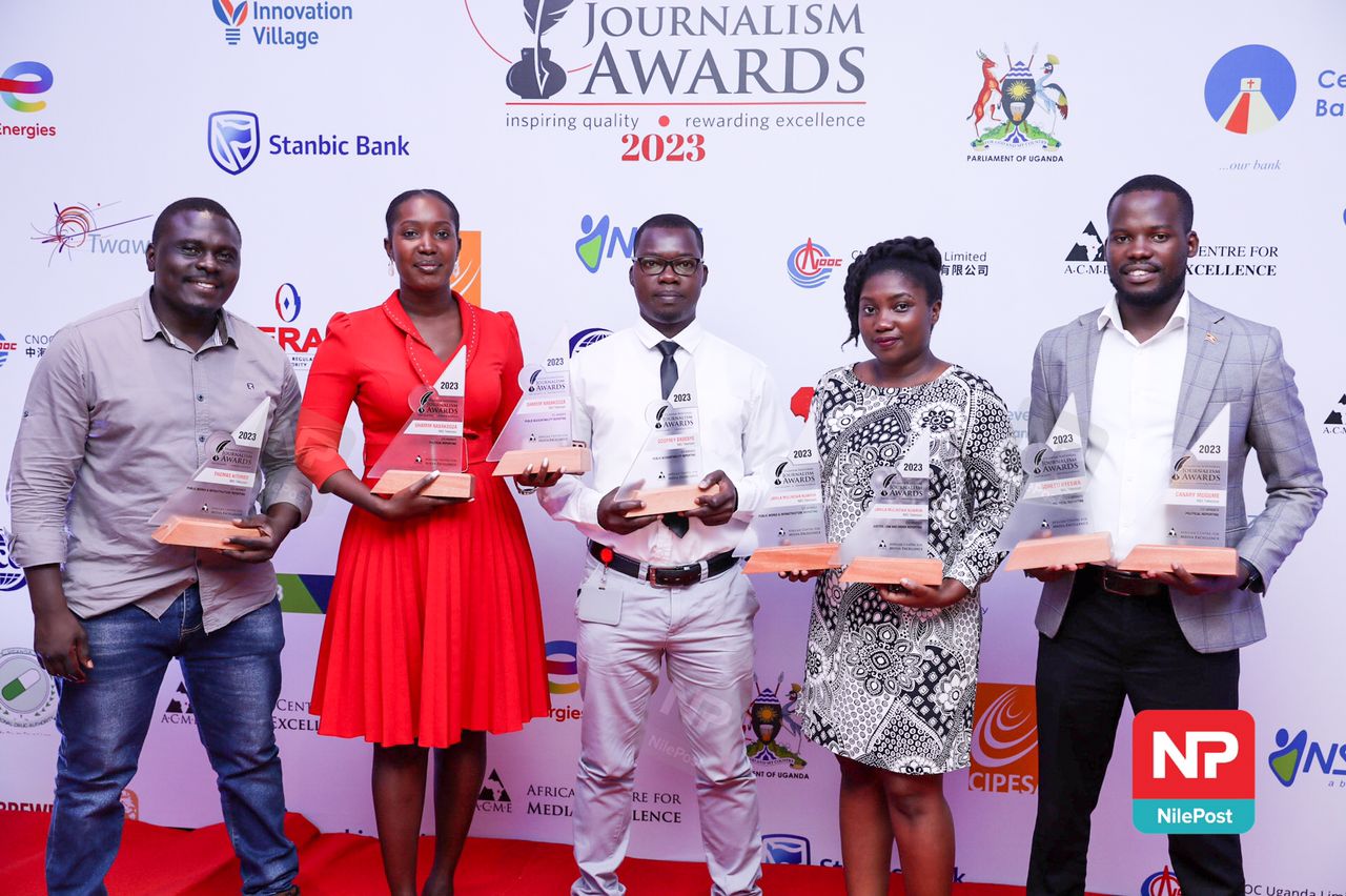 NBS TV journalists shine at Uganda National Journalism Awards