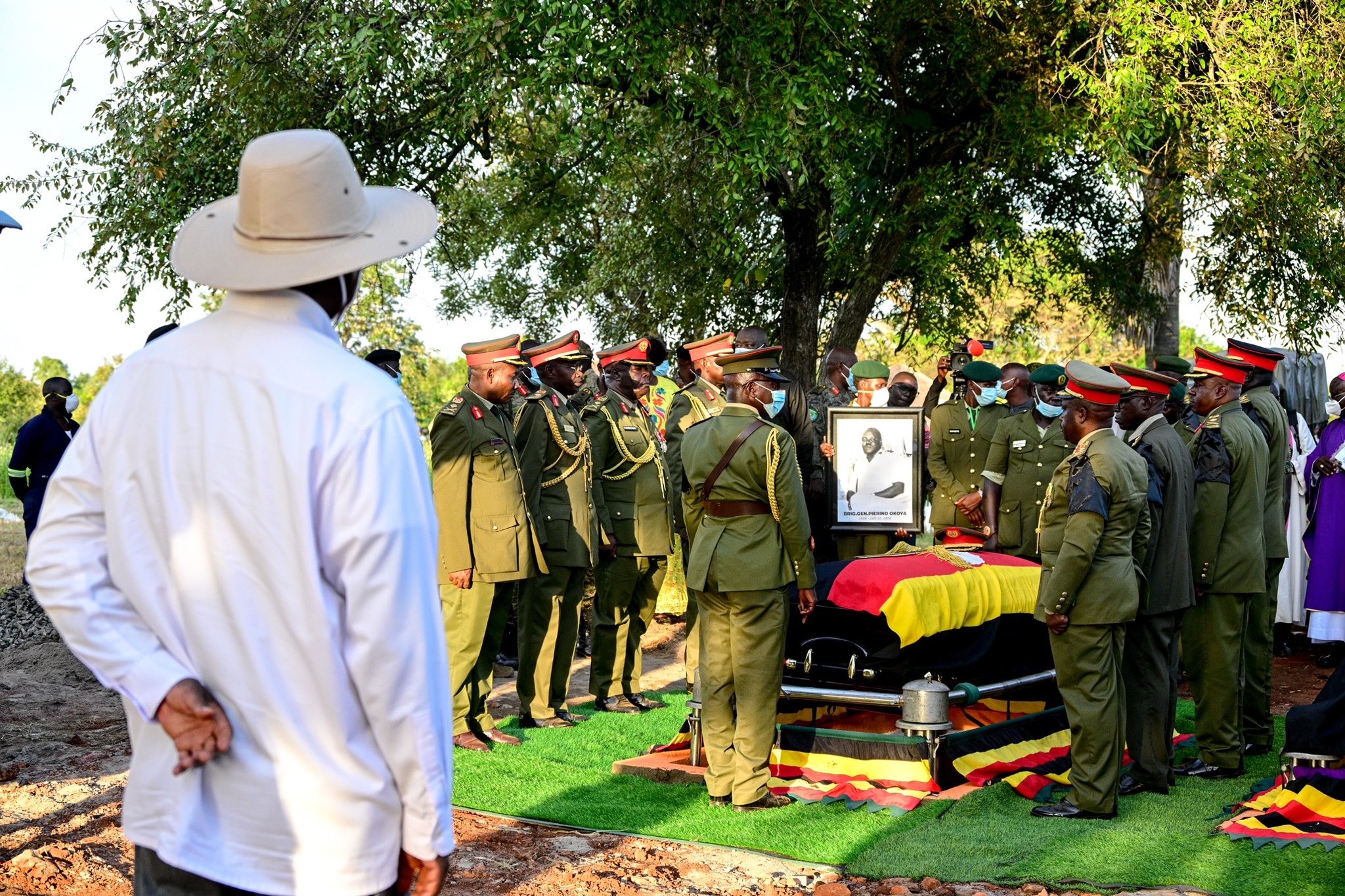 Gov’t to build technical school in memory of Brigadier Pierino Okoya, says Museveni