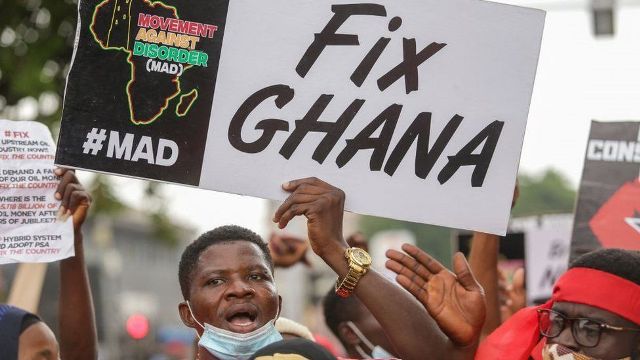 What happens when an African country declares bankruptcy?