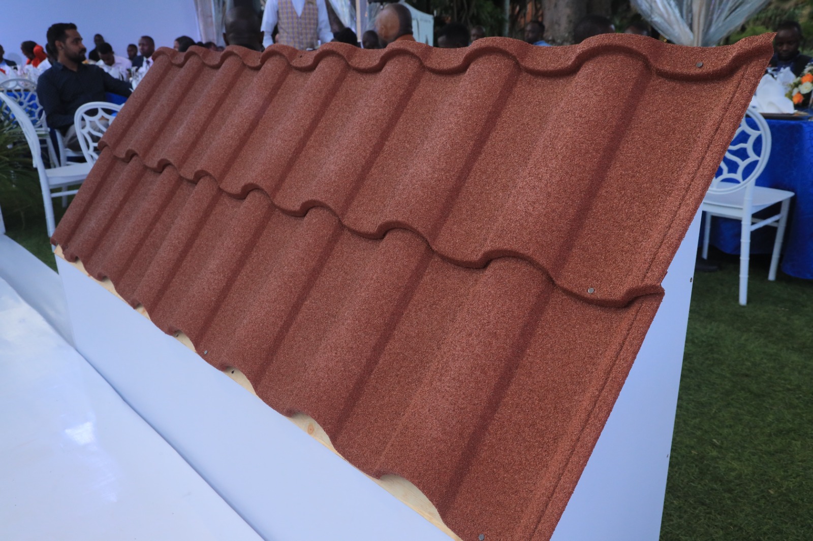 Captivating and energyefficient Uganda Baati’s Spanish red shingle