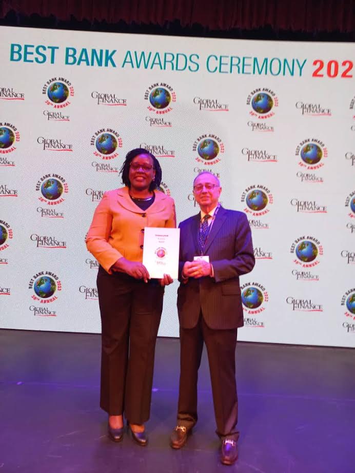 Centenary  awarded the best bank 2023.