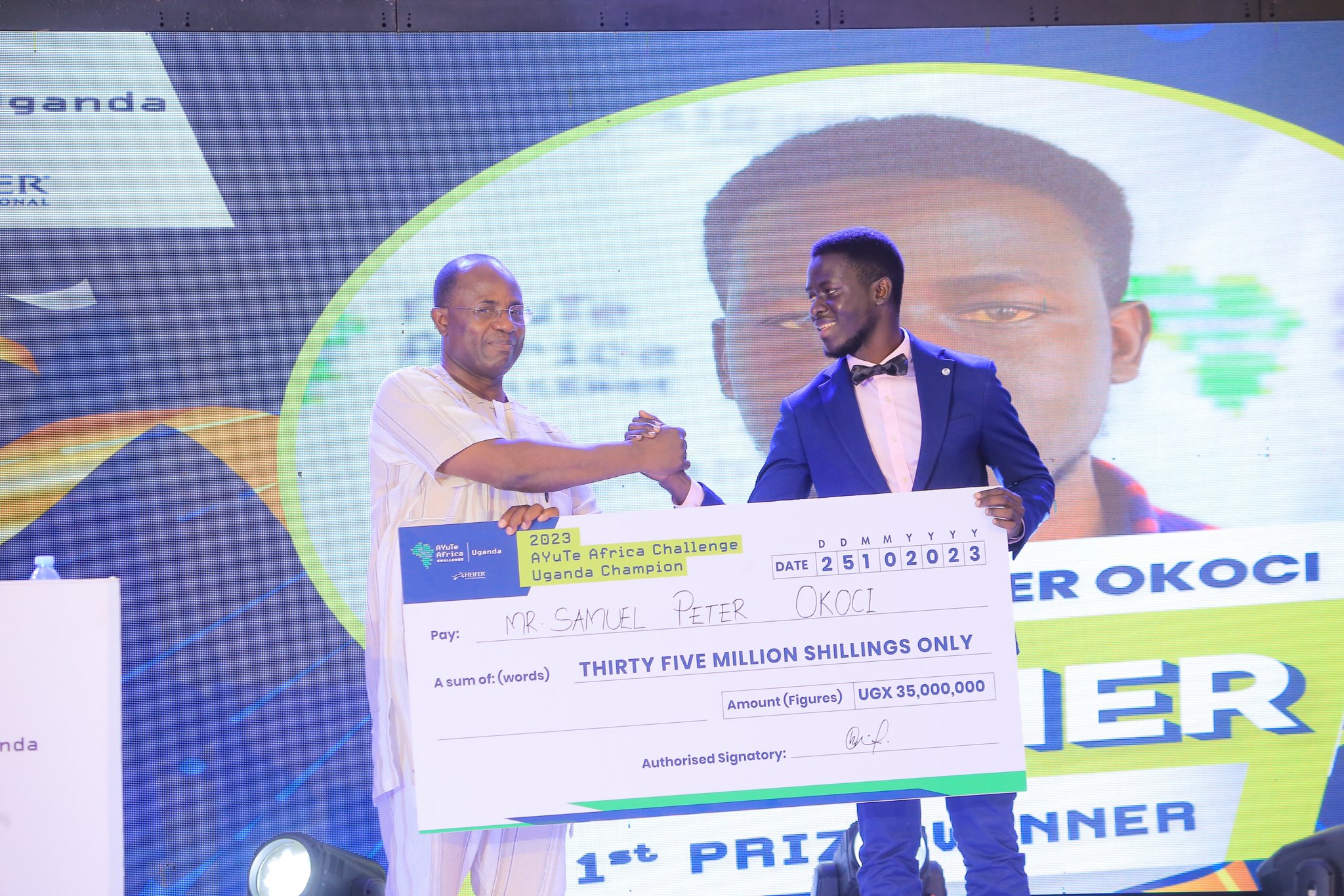 Heifer International awards young Ugandan agritech innovators