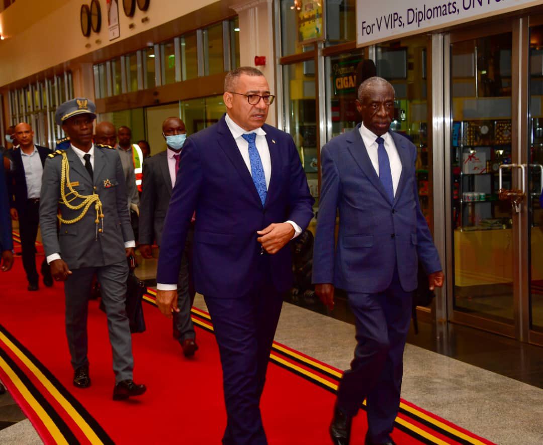 Sao Tome and Principe president in Uganda for two -day visit