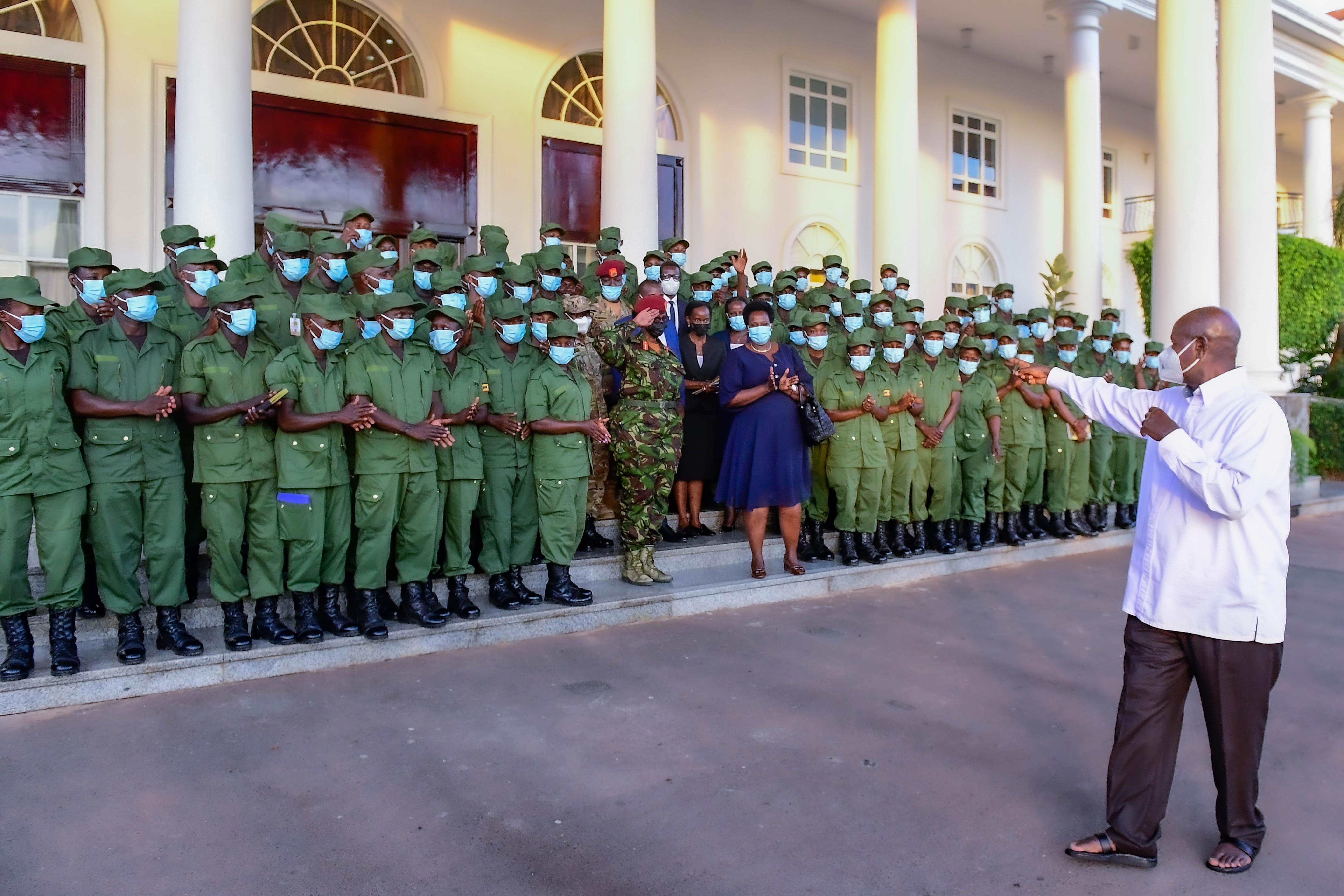 Museveni laments over those fighting against free education in schools as he lecturers science students