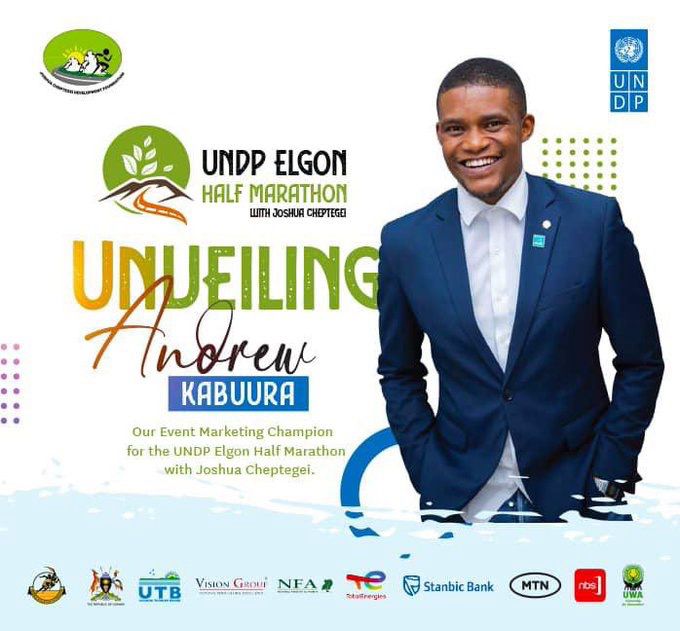 NBS Sport's Andrew Kabuura takes the lead as event marketing champion for UNDP Elgon half marathon