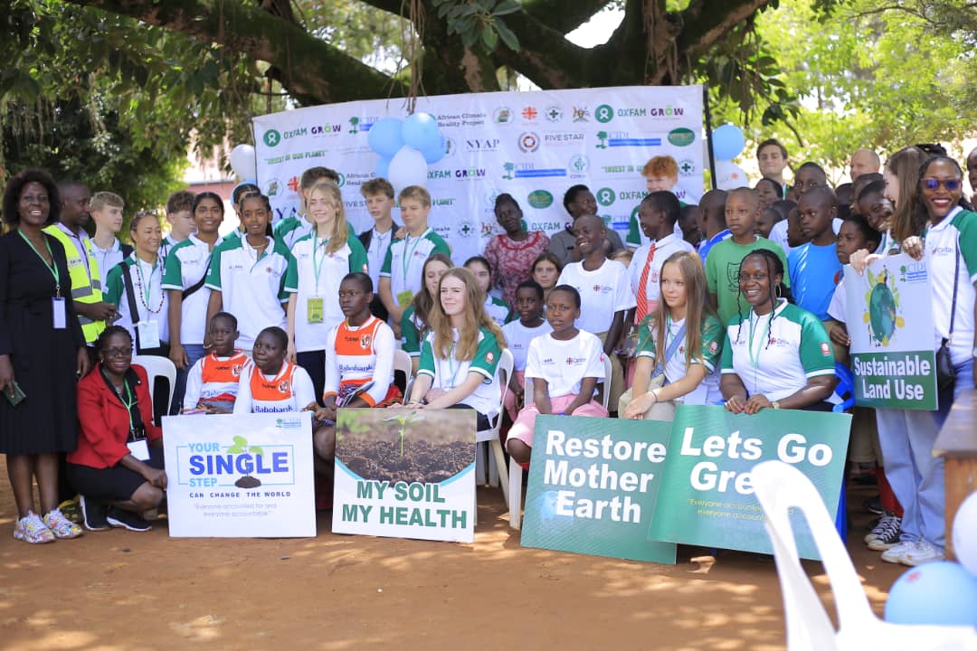 Danish students conduct environmental conservation campaign in  Ugandan primary schools
