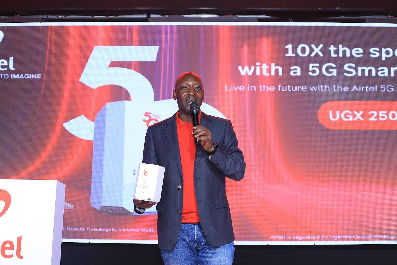Airtel unveils first 5G home broadband device in Uganda