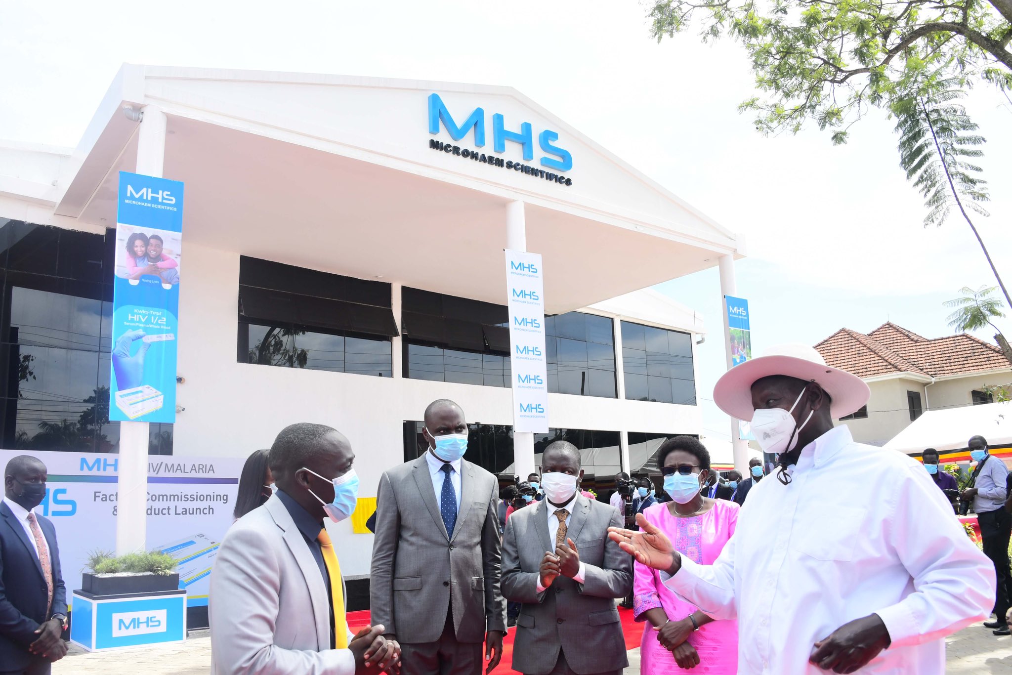 Milestone for Uganda as Museveni commissions state of the art diagnostic manufacturing facility