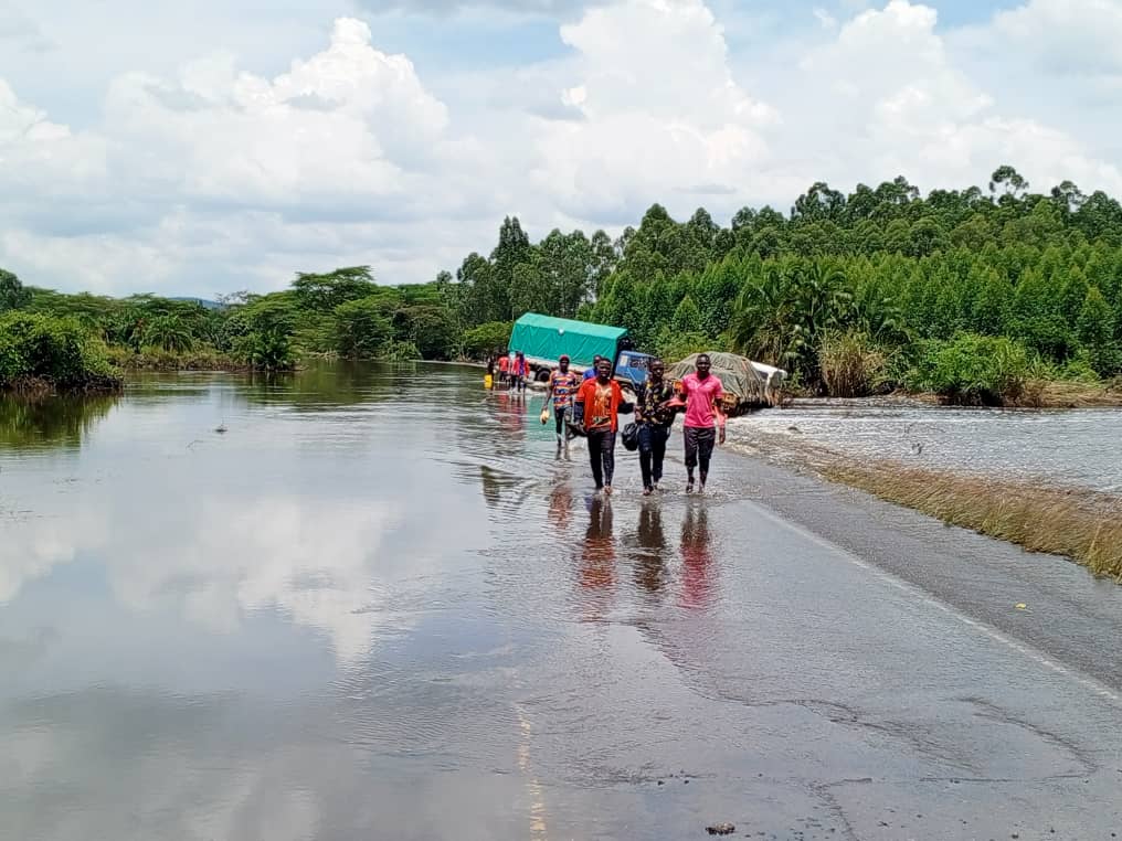 UNRA warns public against using damaged River Kafu road