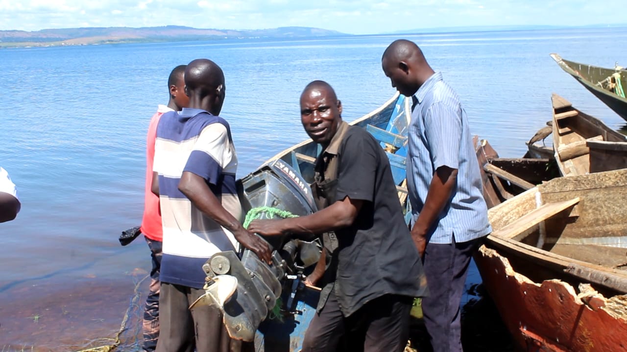 UPDF returns impounded fishing gears to Buikwe Fishermen