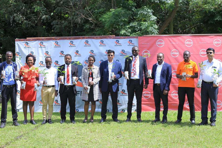 Roofings Group, Absa team up to plant trees to regreen Uganda