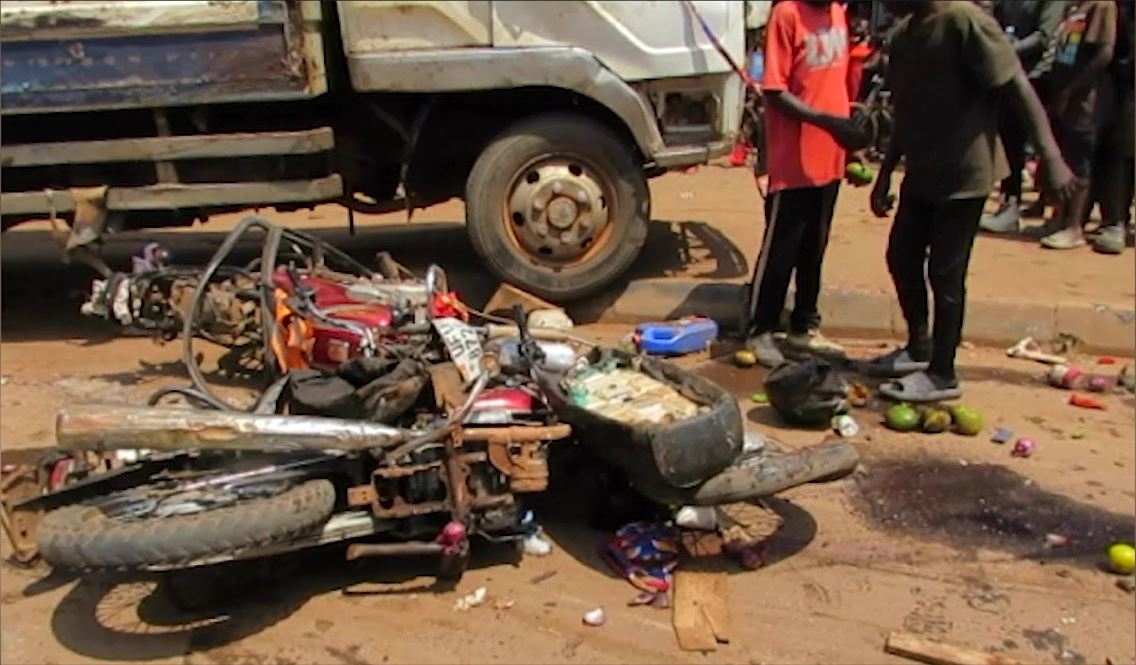 Featured image for Fuso truck collision claims two lives, living 8 injured at Kawaala junction