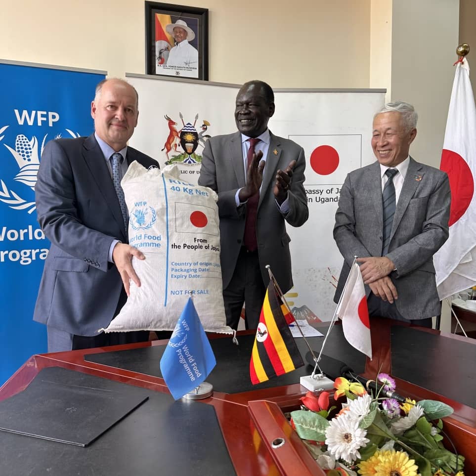 Featured image for Japans boosts refugee support with Shs8.6bn in rice