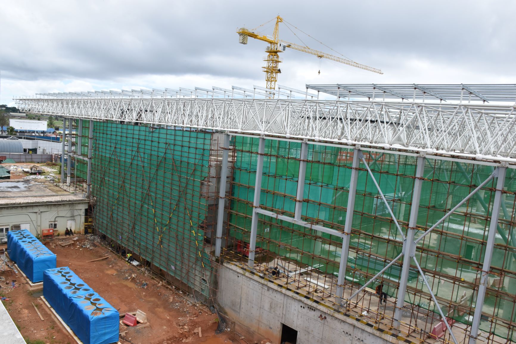 Featured image for Works on Entebbe Airport new terminal building now at 60%, says UCAA