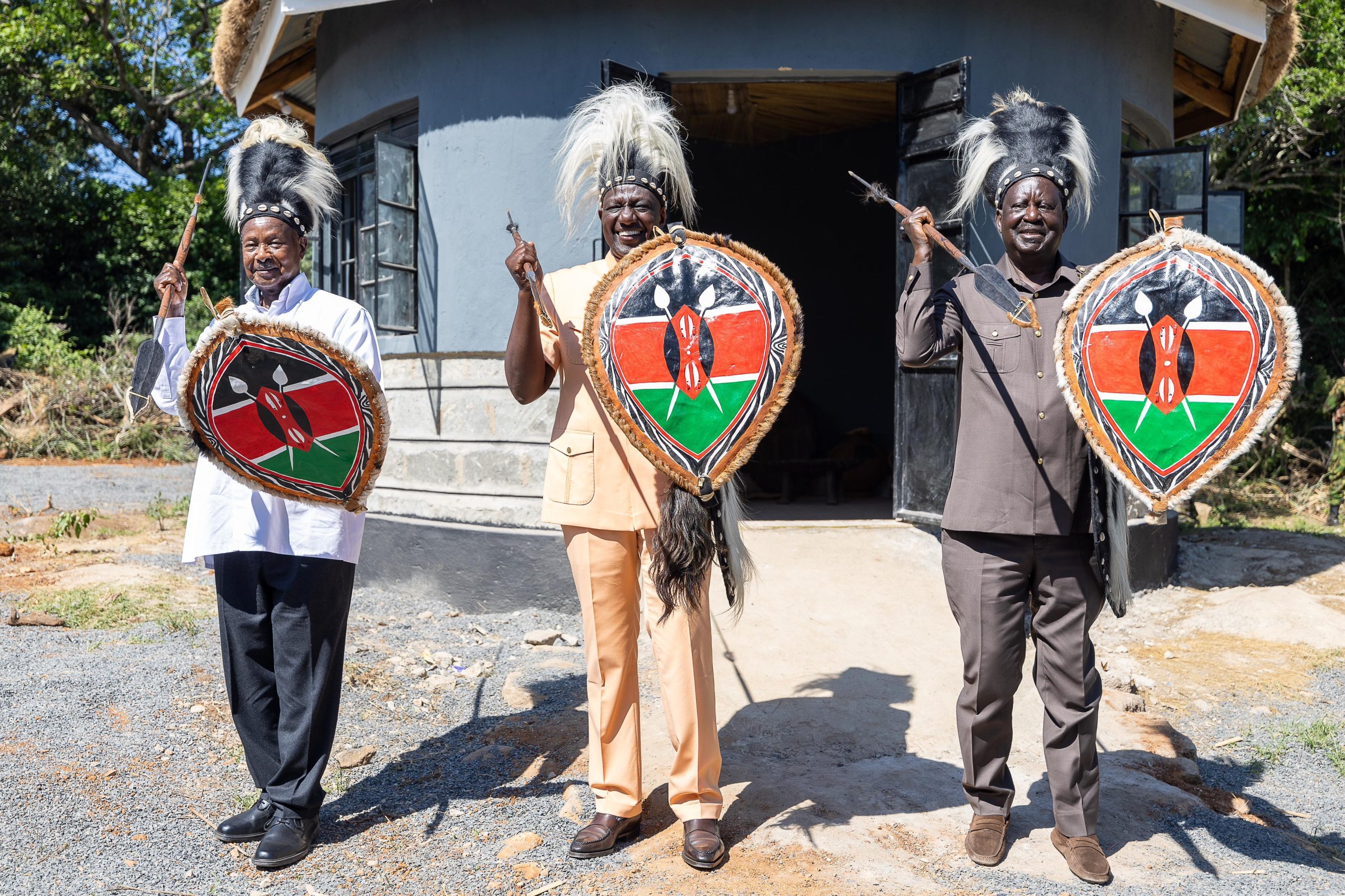 Featured image for Museveni crowned Luo Elder with Ruto