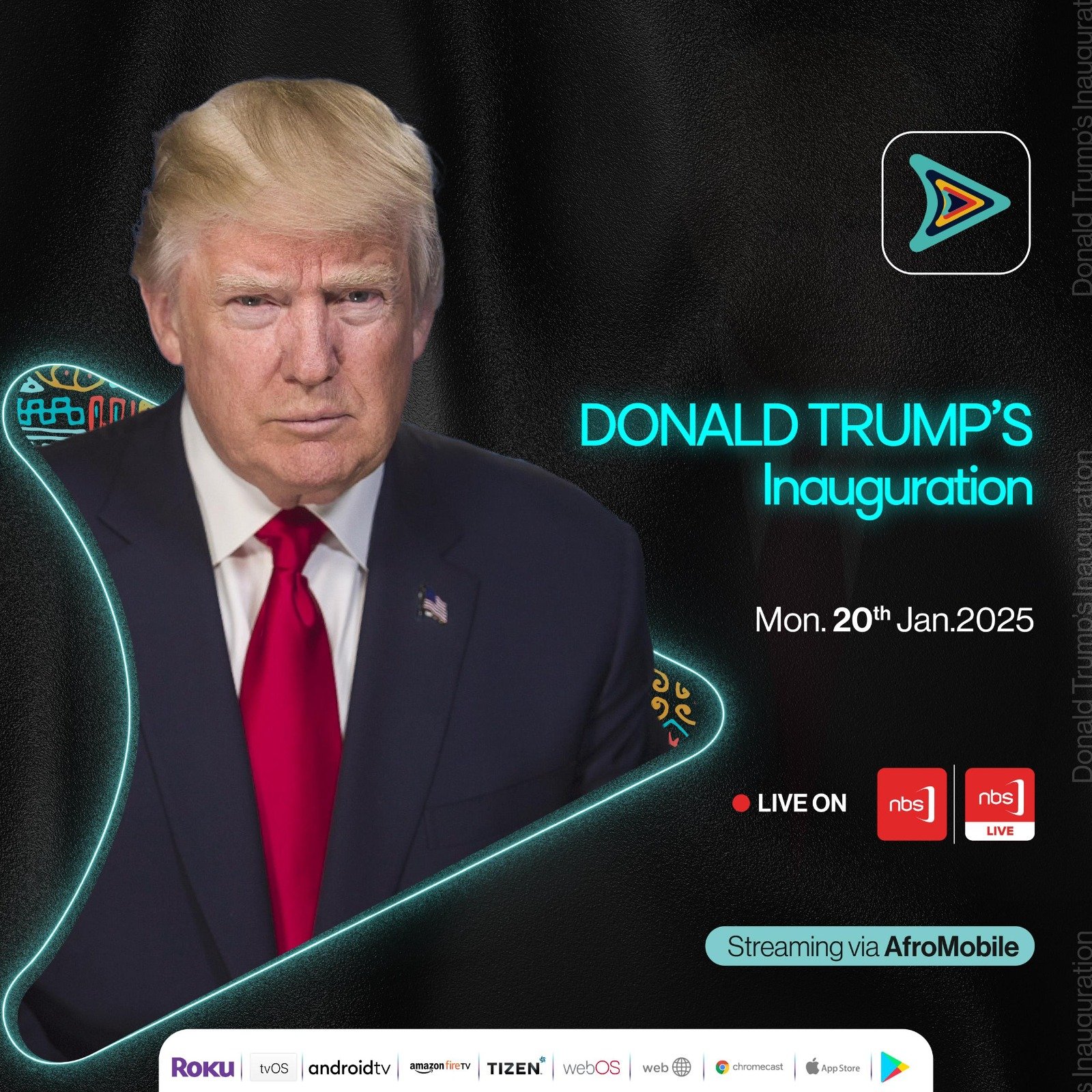 Featured image for AfroMobile Brings Donald Trump's Inauguration to Ugandan Screens