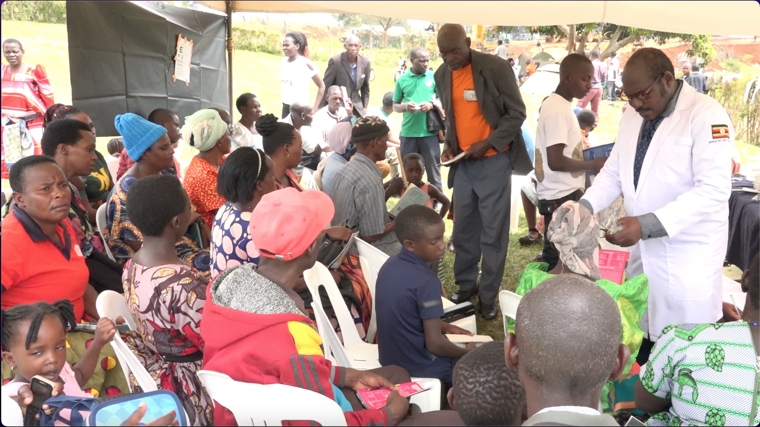 Museveni Offers Mubende Community a Free Health Camp Ahead of Liberation Day Celebrations