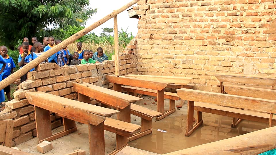 Featured image for Heavy Rainstorm Destroys School Building, Injures Pupil in Bukomansimbi