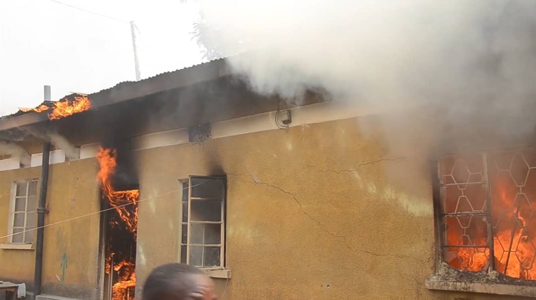 Fire Destroys Property at Kalita Bus Parking Yard in Kasese