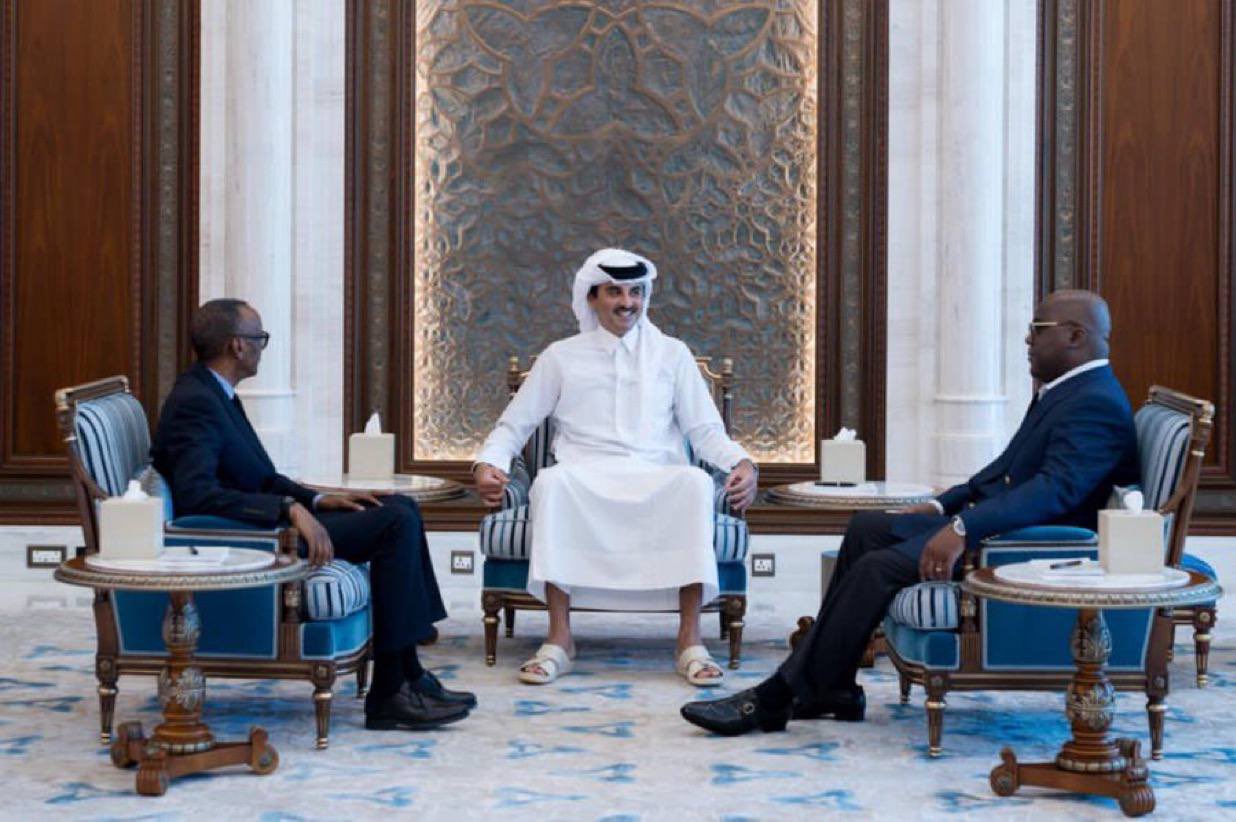 Featured image for The High Stakes Behind Kagame and Tshisekedi’s Talks in Doha
