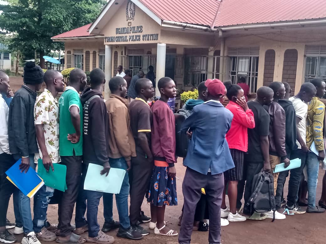 Featured image for Applicants Flood Tororo CPS as Police Recruitment Nears Deadline