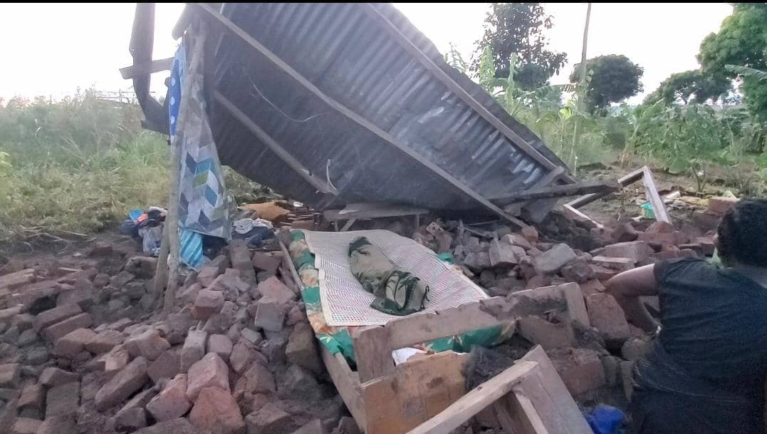 Mityana Storm Kills One , Destorys Homes and Crops
