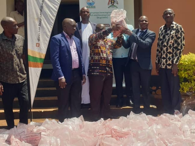 NARO Hands Over High-Yield Beans, Maize Seeds To Busoga Royal Chiefs