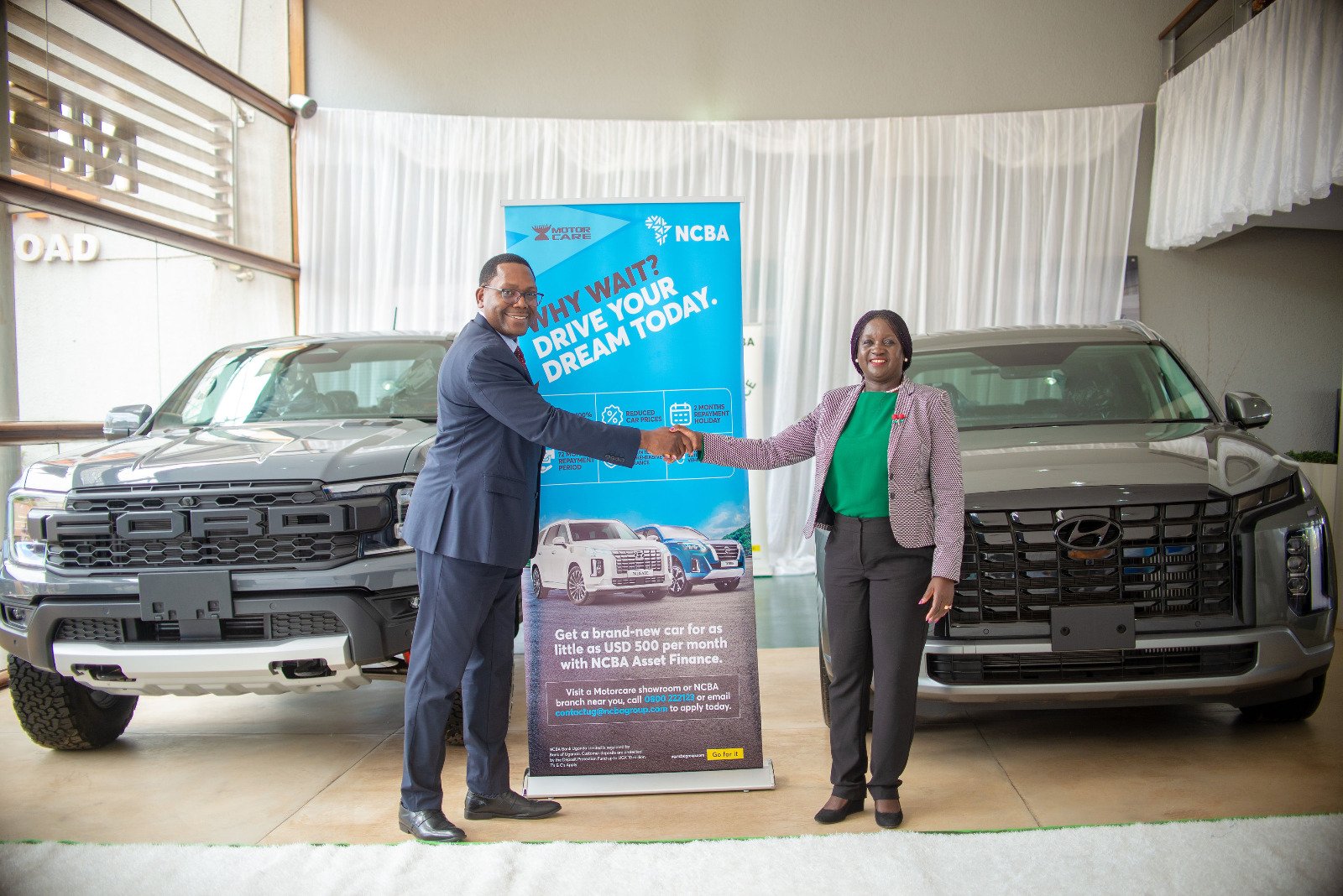 NCBA, Motorcare Uganda Partner to Make Vehicle Ownership More Affordable