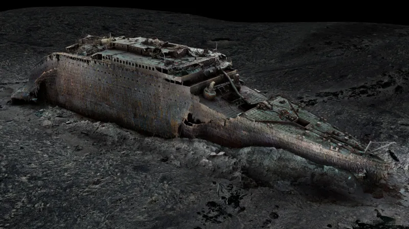Titanic scan reveals ground-breaking details of ship's final hours