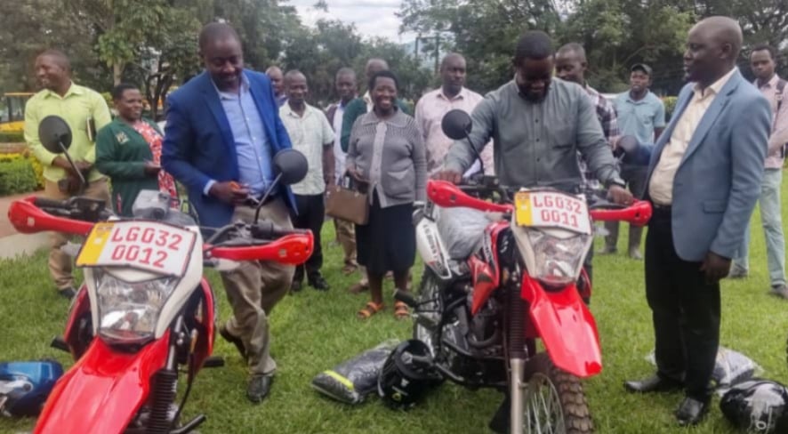 Ibanda District Boosts Agricultural Service Delivery with New Motorcycles for Extension Workers