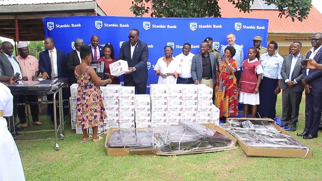 Stanbic Bank Donates Maternal Health Equipment to Mpuggwe Health Center III