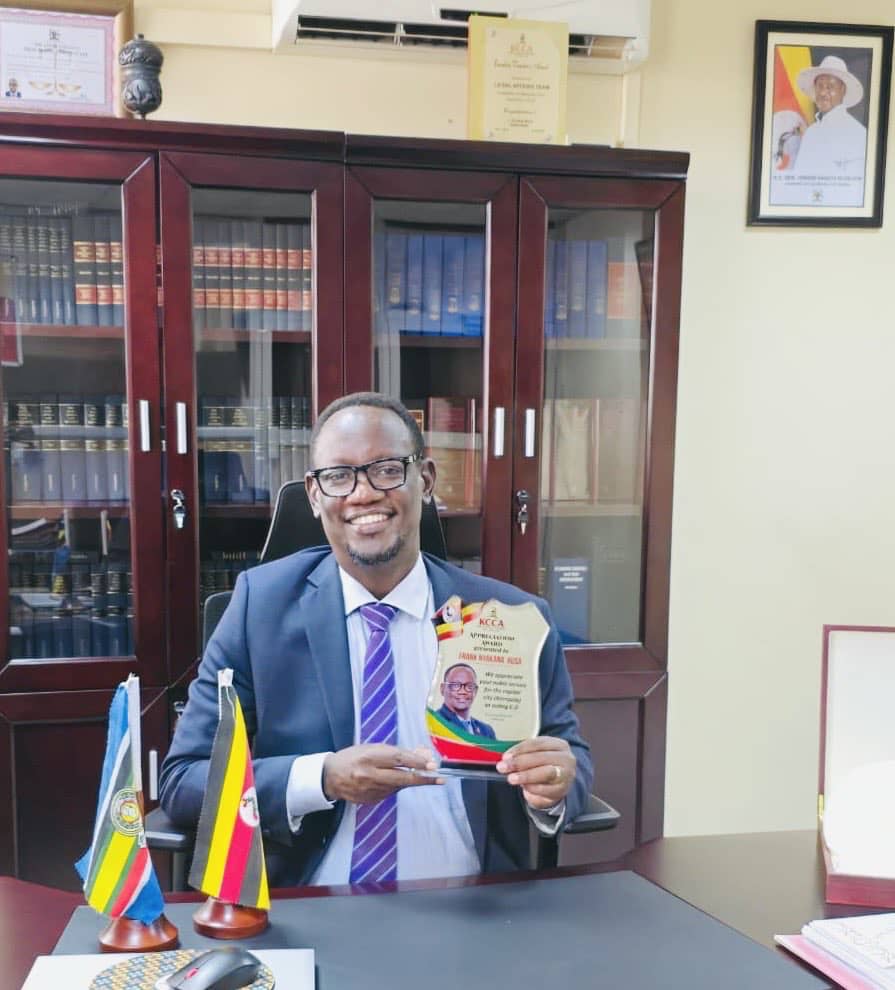 Frank Rusa honoured for outstanding leadership during tenure as acting KCCA Executive Director