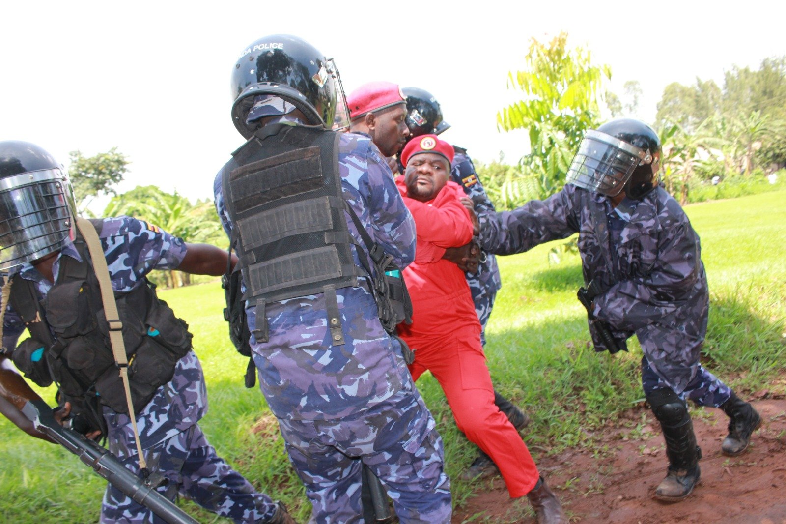 Tear Gas Fired as Police Arrest Mukono North MP to Foil NUP Registration Drive