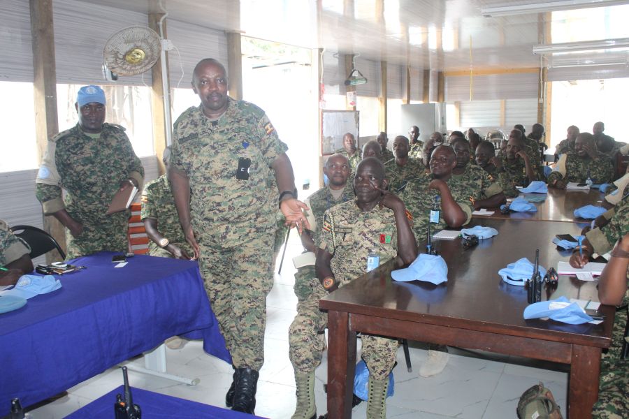 UNGU XI Commander Urges Troops To Uphold Professionalism And Vigilance In Somalia