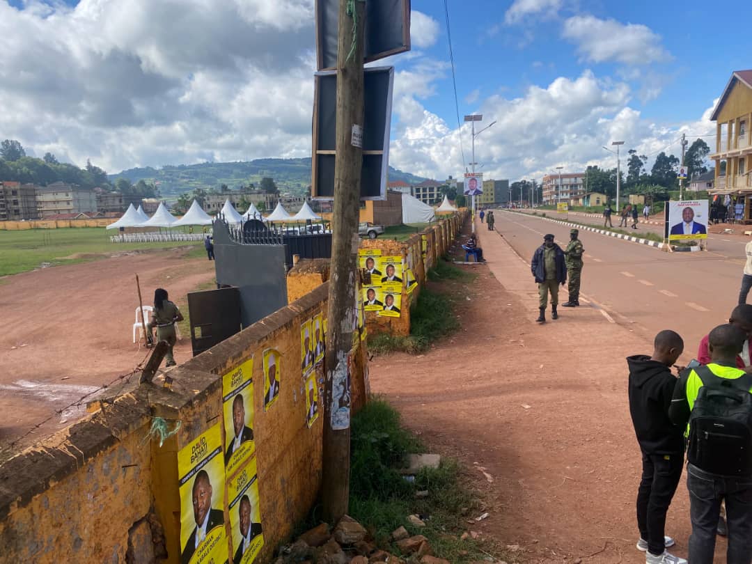 Shops Forced to Close and Residents Pushed Away From Kabale Main Stadium Ahead of NRM Elections