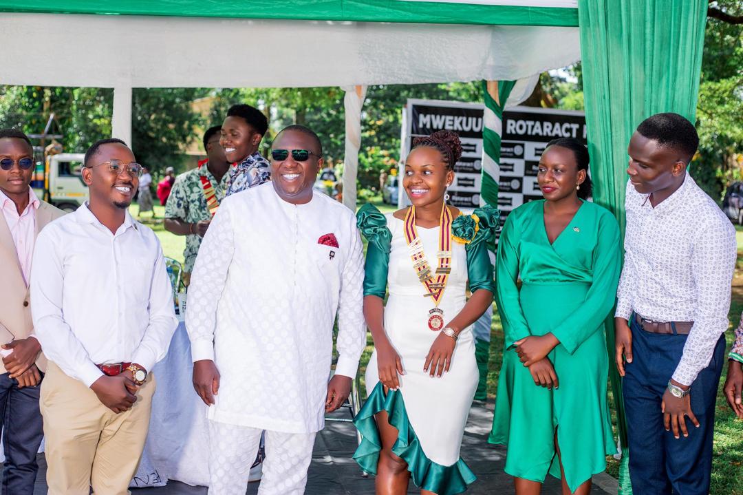 Jimmy Mugerwa Inspires Rotaract Leaders at Joint Installation