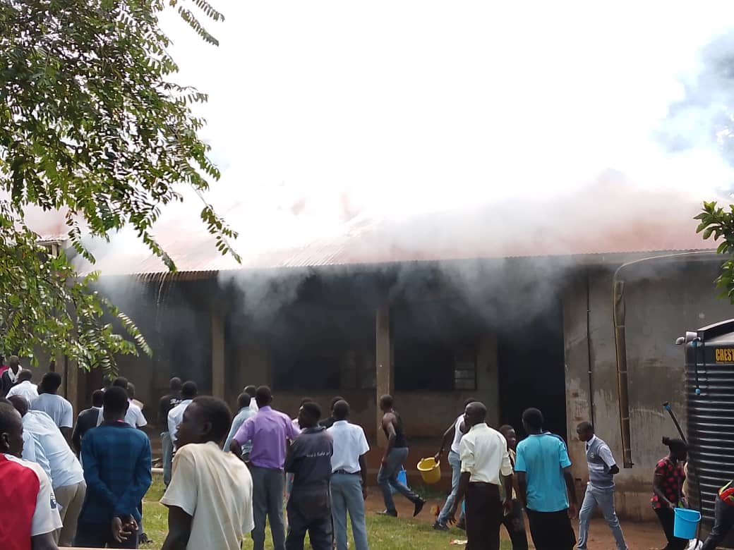 Police Probe Fire at Cardinal Nsubuga Secondary School in Njeru
