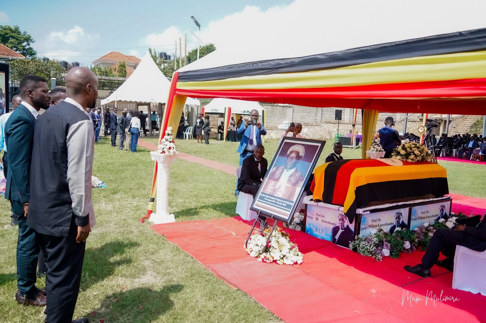 Kanyeihamba Buried With Full Honours