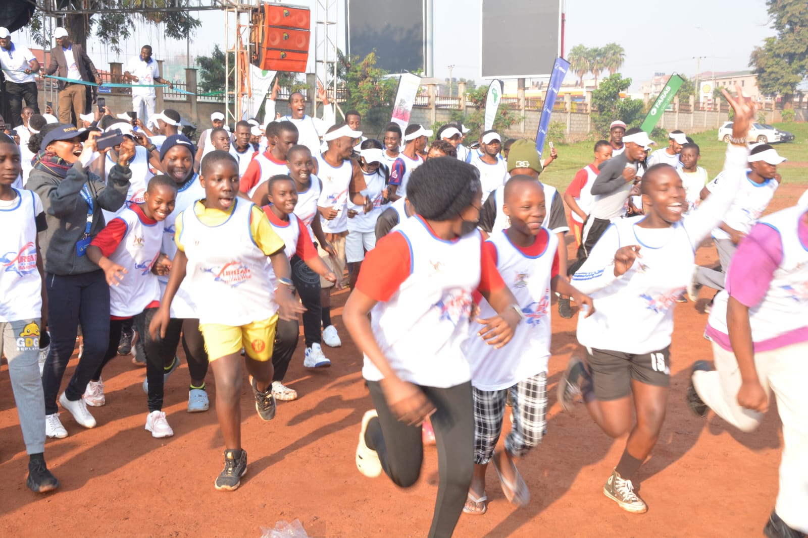 Kadaga Urges Peaceful Coexistence Between Refugees and Host Communities at Kampala Marathon