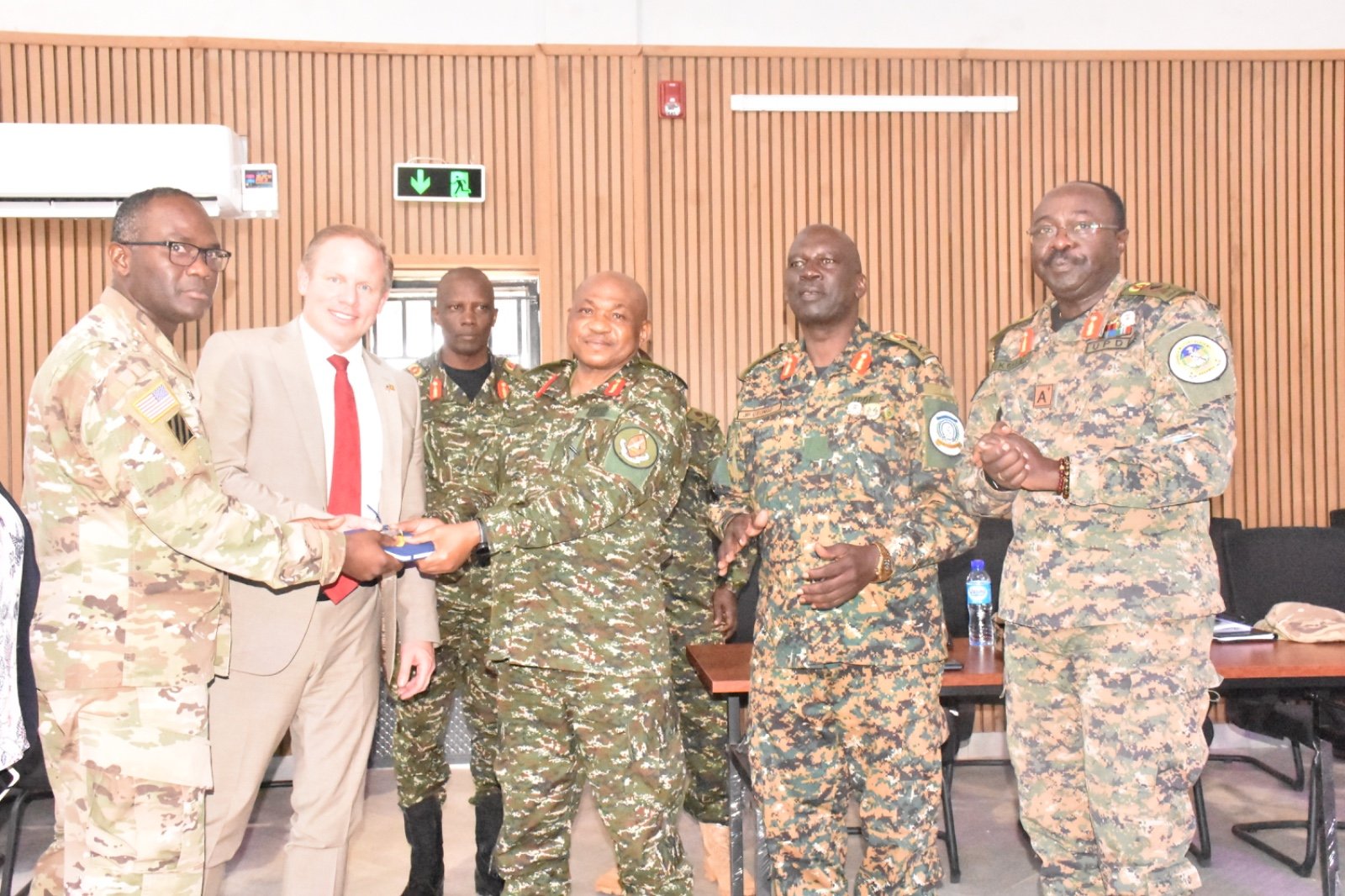 UPDF Unveils Modern Auditorium at Singo With Support From U.S. Govt